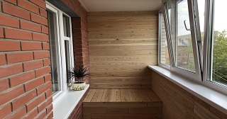 Отделка, остекление, утепление балконов в Лиски от 206 руб. м/2.